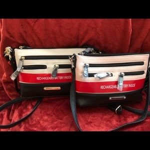 🆕NWTStoneMountain Rechargeable Leather Crossbody